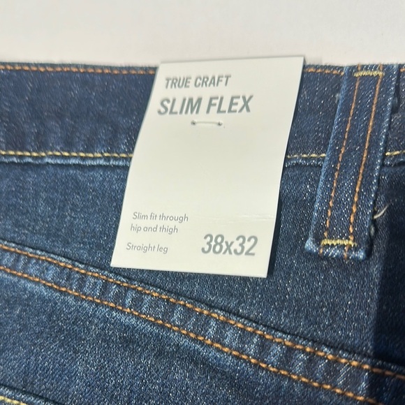 True Craft Blue Relaxed Jeans with Vintage Style - Picture 10 of 12